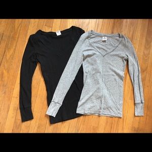 Victoria’s secret pink thermal longsleeve shirts